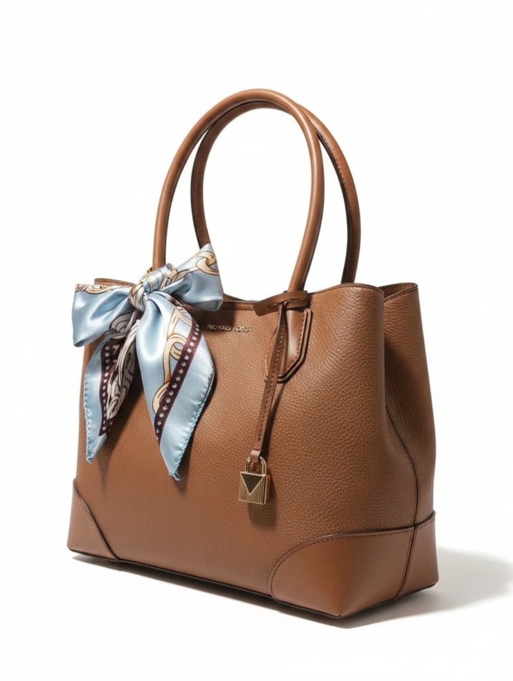 Michael Kors Mercer Gallery Center Zip Tote, Brown
